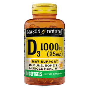 Vitamina D3 capsulas Mason Natural, envío a todo el Ecuador.