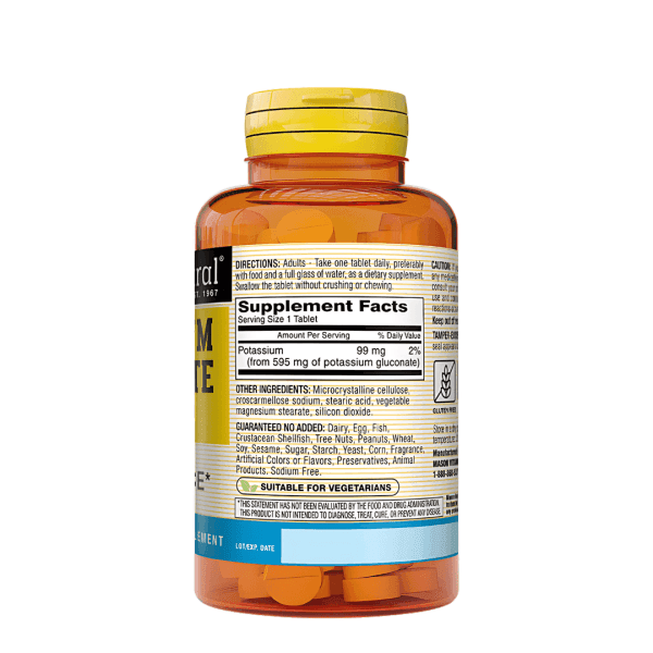 Gluconato de potasio (Potassium gluconate) 595 mg - Image 3