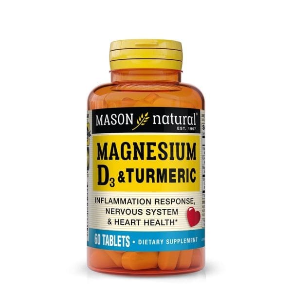 Magnesio, Vitamina D3, cúrcuma